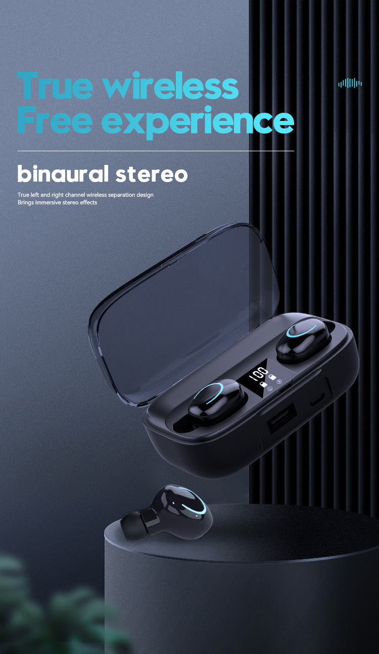 Private model new X10 Bluetooth headphones 5.2 Sports and gaming digital display with power bank M10 Wireless Headphones A10S pic 2