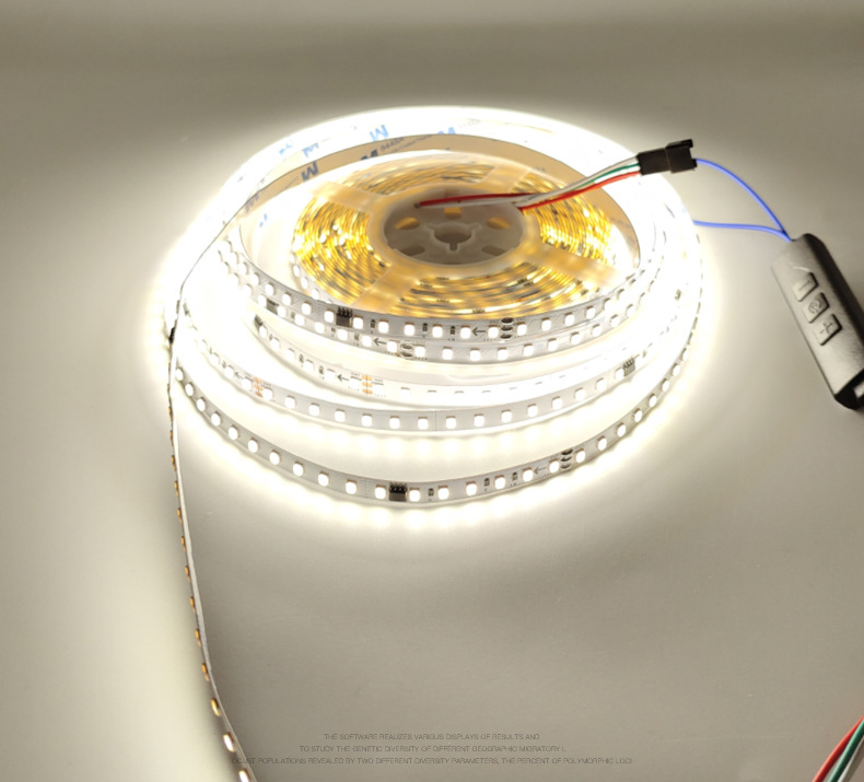 led灯带 24V 单色 流水 跑马 2835高亮126灯电镀板铜支架颜色齐全详情13
