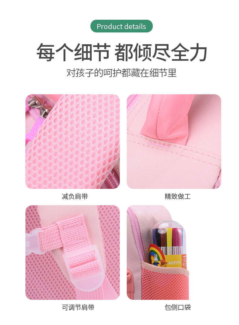 书包幼儿园男女童新款外贸卡皮巴拉书包轻便大容量休闲水豚双肩包详情8