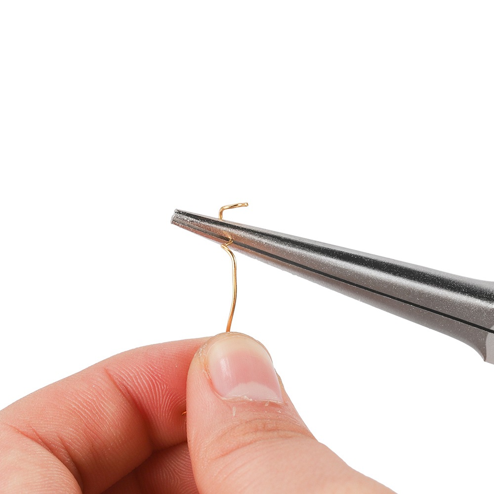 55# steel hand pliers, jewelry pliers, 5-inch mini pliers, chromium-vanadium steel stainless pointed pliers, jewelry tool pliers pic 35