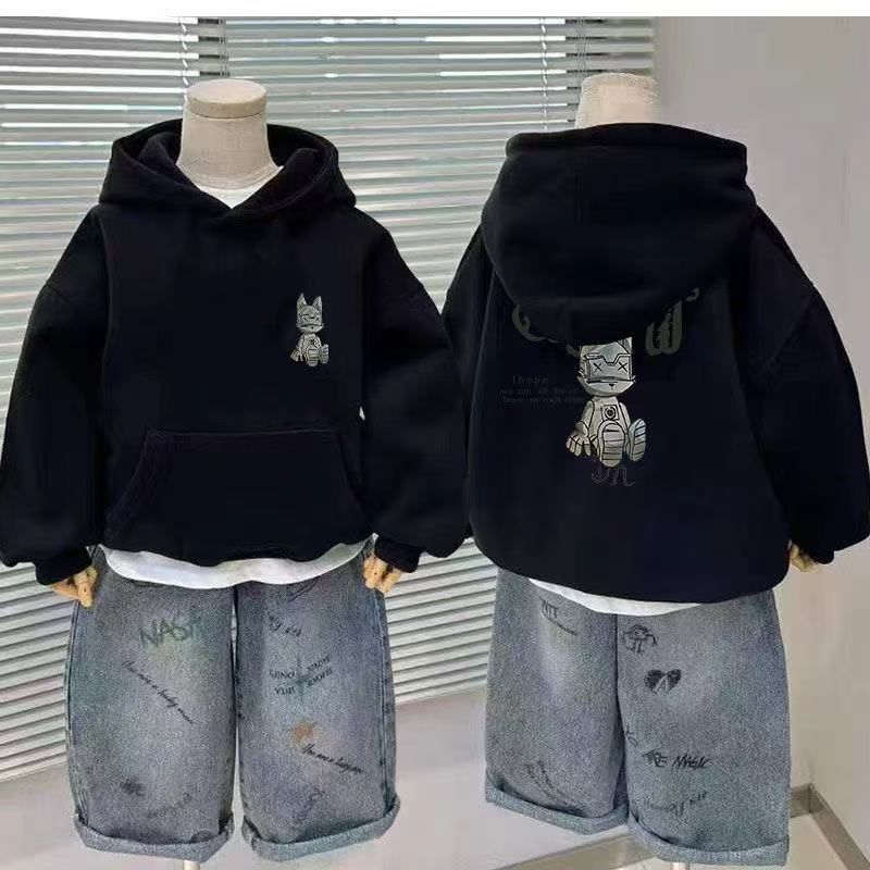 男女童卫衣长袖连帽卫衣套头动漫卡通可爱童装中大童卫衣定制LOGO详情19