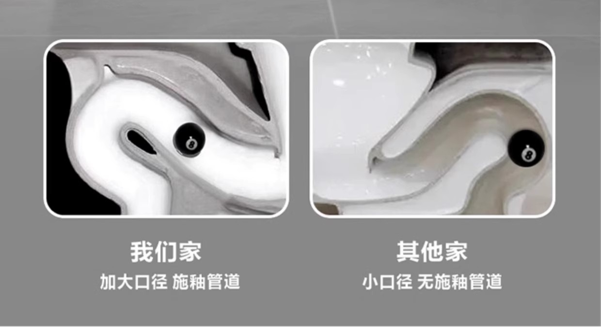 家用马桶虹吸式坐便器节水防臭大口径大冲力座便器优等马桶小户型详情17