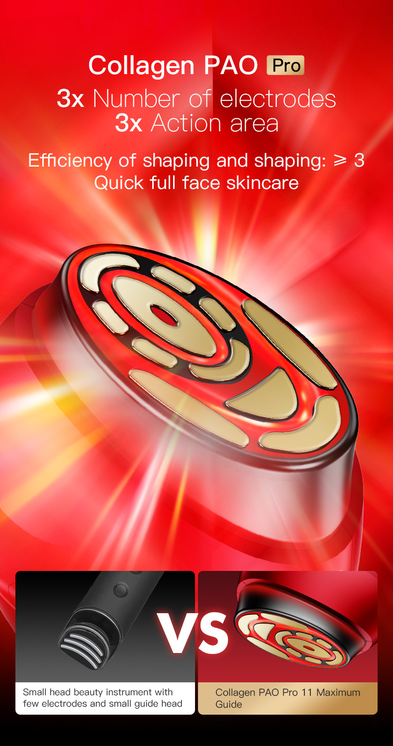shanilak Cross-border Upgraded Beauty Device Lifting, firming and rejuvenating Skin Introduction Device Home facial EMS microcurrent beauty device pic 6