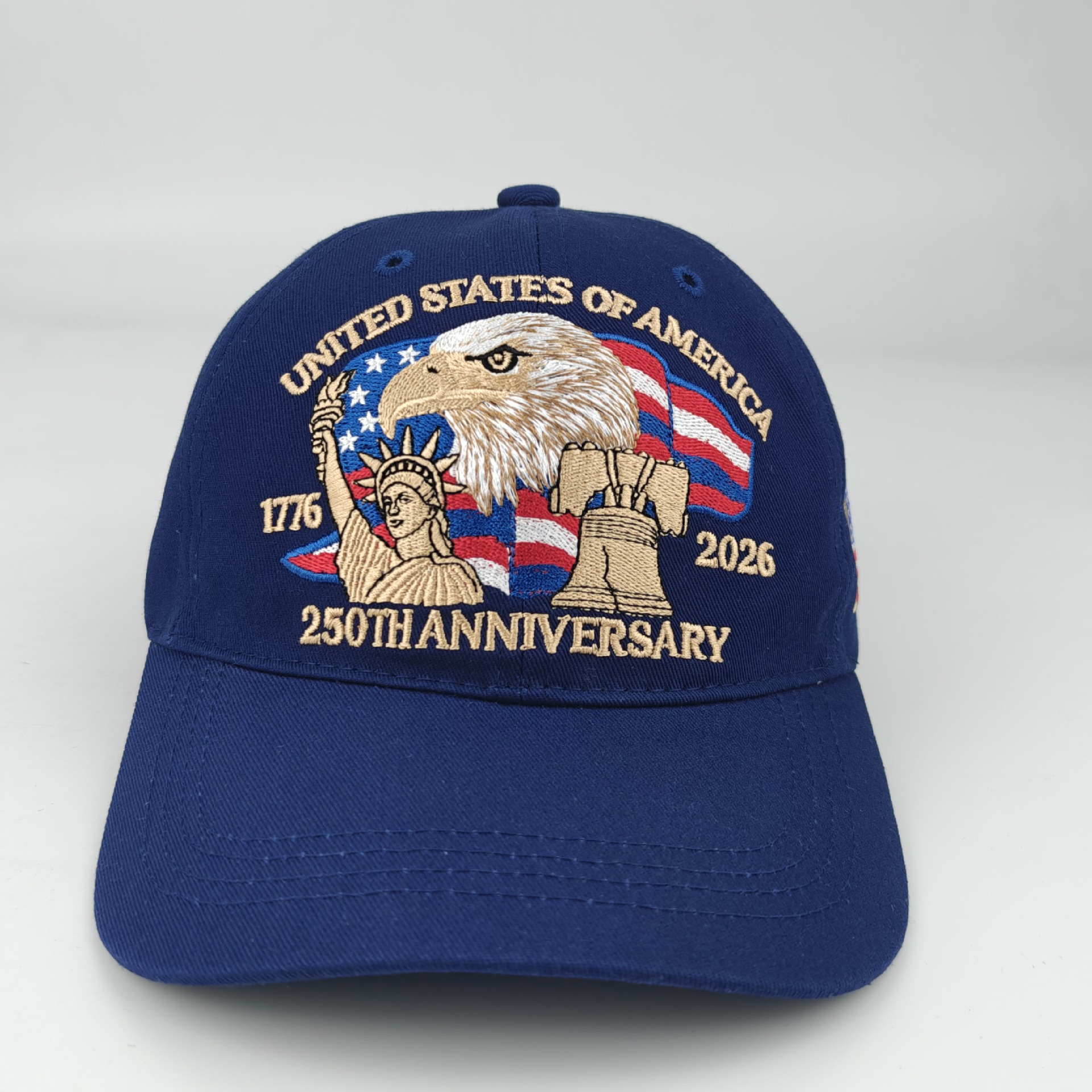 New in-stock American 250th anniversary commemorative baseball cap, three-dimensional embroidered commemorative cap, cross-border headband baseball cap pic 31