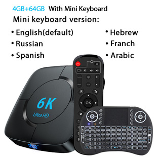 H6mini厂家跨境H313新款WiFi高清4K安卓网络播放器tv box详情12
