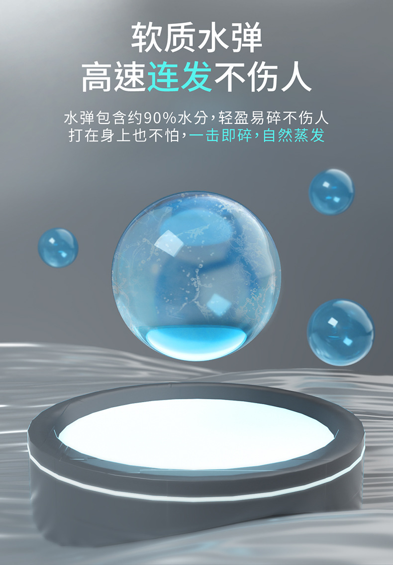 儿童遥控汽车可发射开炮水弹手势感应坦克四驱越野机甲男孩玩具车详情37