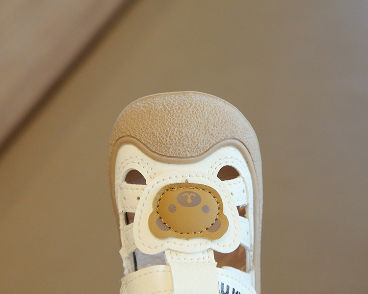 夏季新款婴儿学步鞋男女小童软底沙滩鞋0-3岁包头防滑凉鞋潮护脚详情1