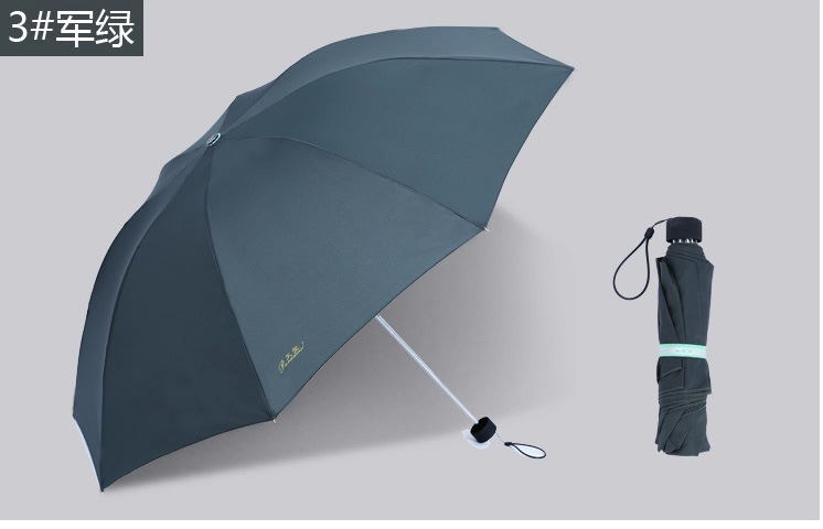 批发正品天堂伞307E商务三折八骨晴雨伞可印广告礼品发放商超配送详情10