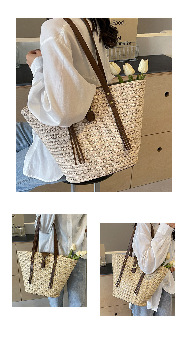 草编大容量包女包编织夏天沙滩女2024新款包包单肩手提托特包大包详情10