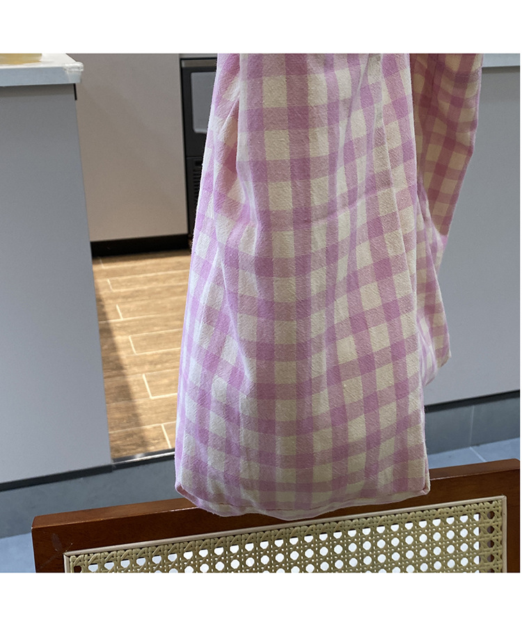 ins风字母格纹大容量托特包女2025新款度假风单肩斜挎包购物包详情6