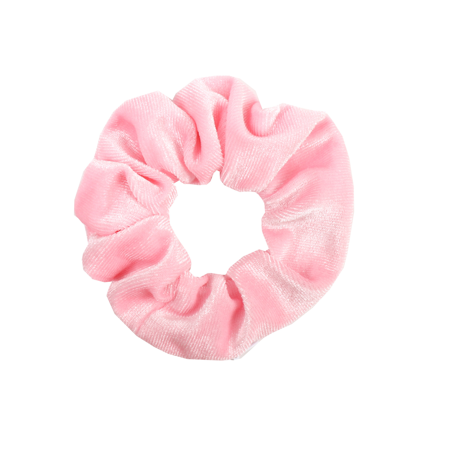 Cross-border Korean velvet 12-color invisible zipper large intestine hair band, European and American velvet simple and retro solid color hair tie accessory pic 7