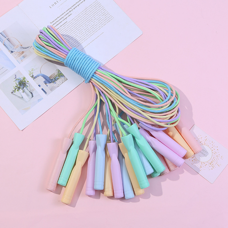 简约运动跳绳厂家批发可调节健身锻炼减脂运动绳成人学生通用跳绳详情2