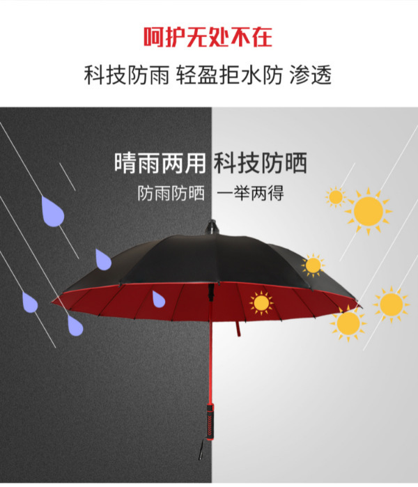 遇水变色大雨伞防晒雨伞太阳伞一次性防水套详情5