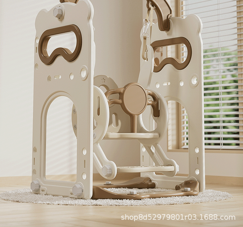 秋千室内儿童家用小型婴儿吊椅免打孔简易摇篮玩具塑料宝宝荡秋千详情4