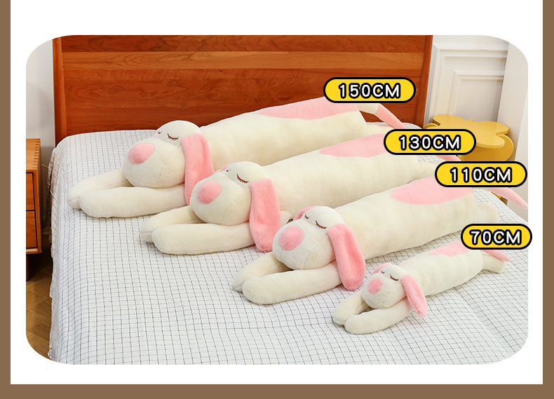 可爱趴趴狗长条抱枕毛绒玩具大号玩偶布娃娃床上睡觉枕头趴睡枕头详情12