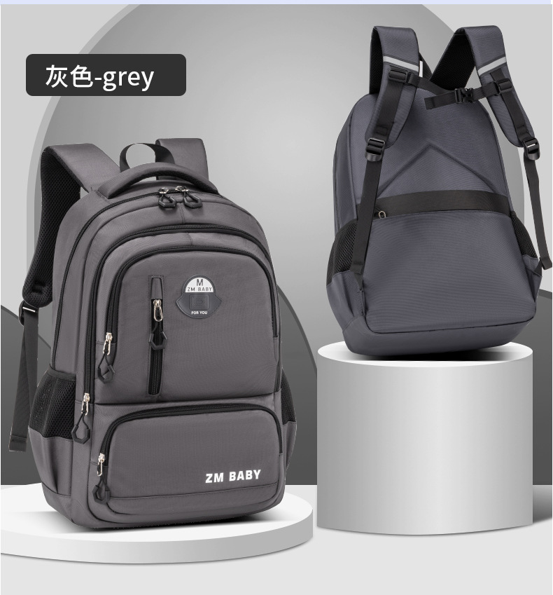 新款小学生书包 男女 1-3年级休闲大容量包包双肩背包小众设计详情15