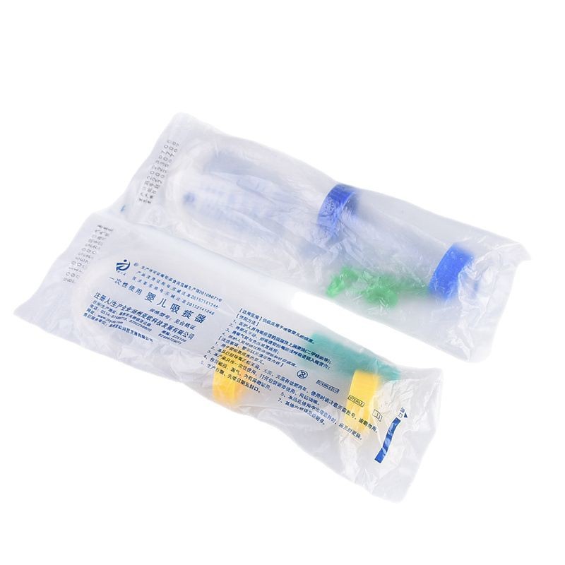 外贸专供一次性小孩手动吸痰器独立包装医用硅胶简易痰液收集装置详情11