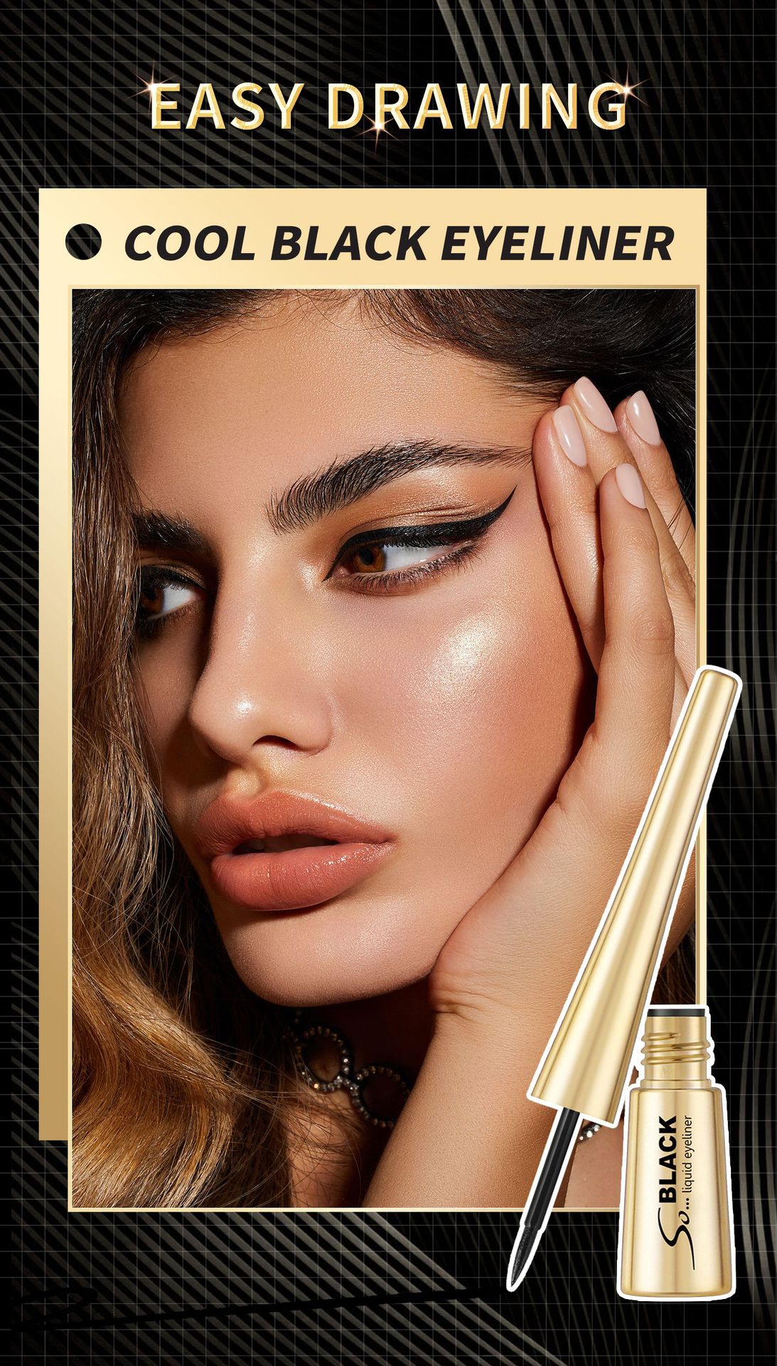The cross-border BOB eyeliner pen has a matte finish and does not smudge pic 8