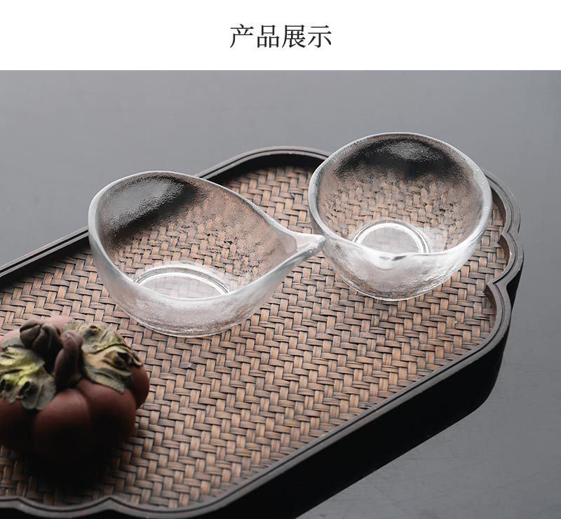 玻璃茶则茶铲功夫茶具 茶道家用赏鸭嘴茶荷 茶叶分茶器玻璃茶荷详情7