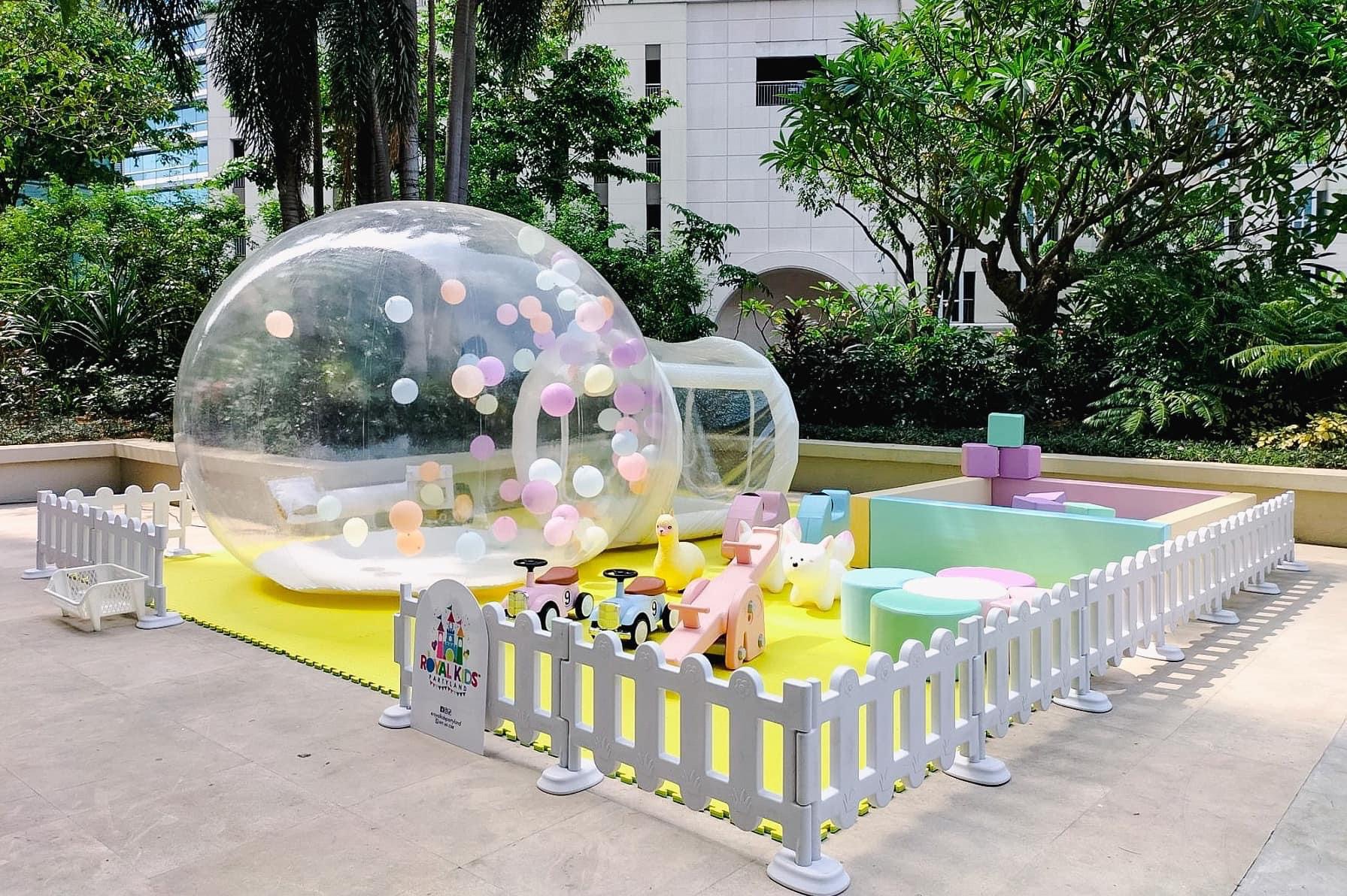 网红星空泡泡屋充气星空顶户外透明充气帐篷露营帐篷充气泡泡屋详情15