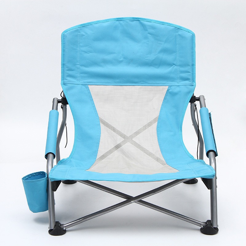 YEZHULIN户外休闲沙滩椅折叠椅定制便携式靠背矮脚沙滩椅定制详情11