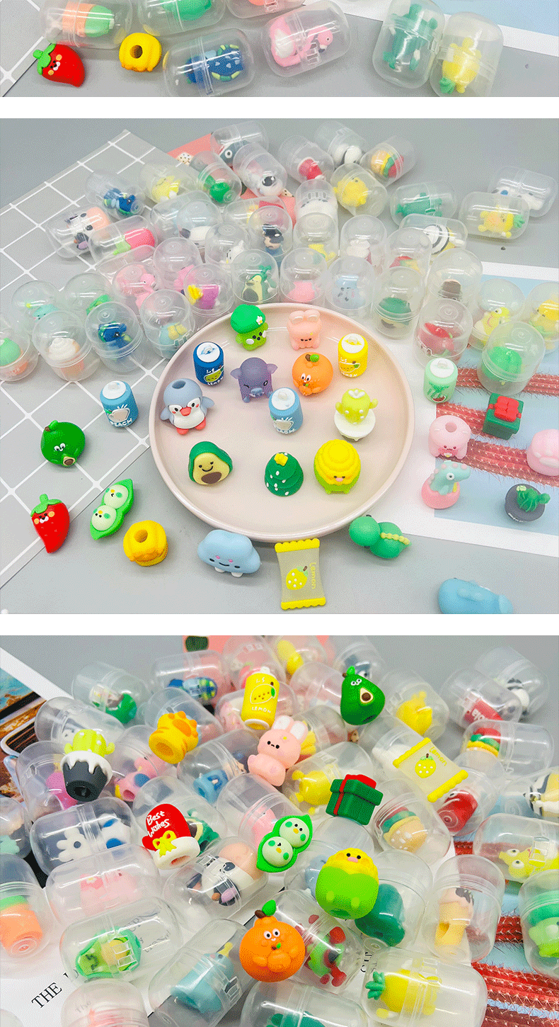 扭蛋32*47mm透明公仔扭蛋球游艺厅专用创意扭蛋机球扭扭蛋球盲蛋详情8
