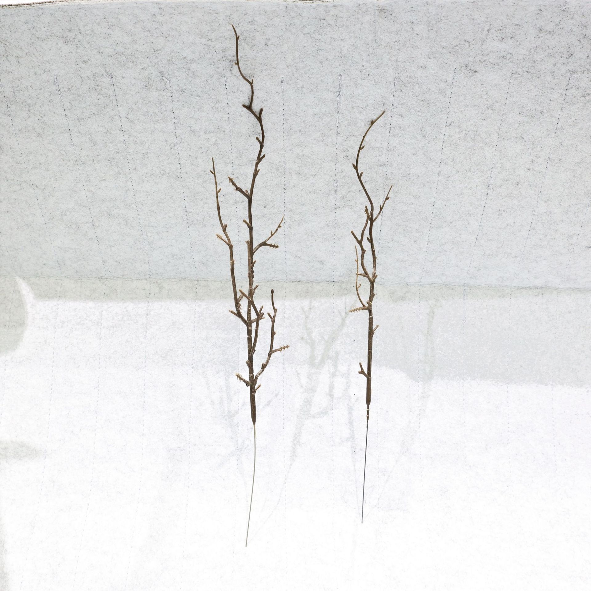 仿真柿子石榴枝花枝杆塑料铁丝多功能客厅插花装饰拍摄摆件办公文化园艺仿真树叶详情18