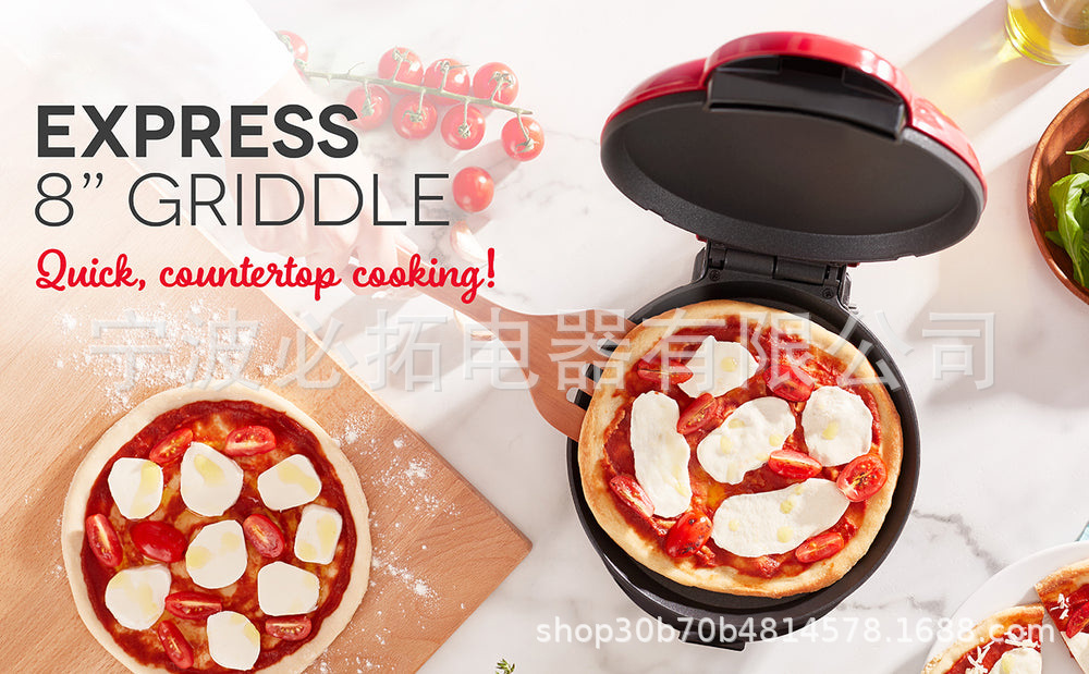 Cross-border best-selling pizza machine, electric griddle, home baking pizza tray, double-sided heating, non-stick pancake machine pic 3