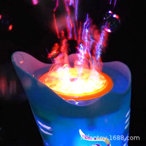 The new cross-border electric torch bubble machine features multi-hole fully automatic bubble blowing, colorful lights, music and handheld bubble sticks pic 10