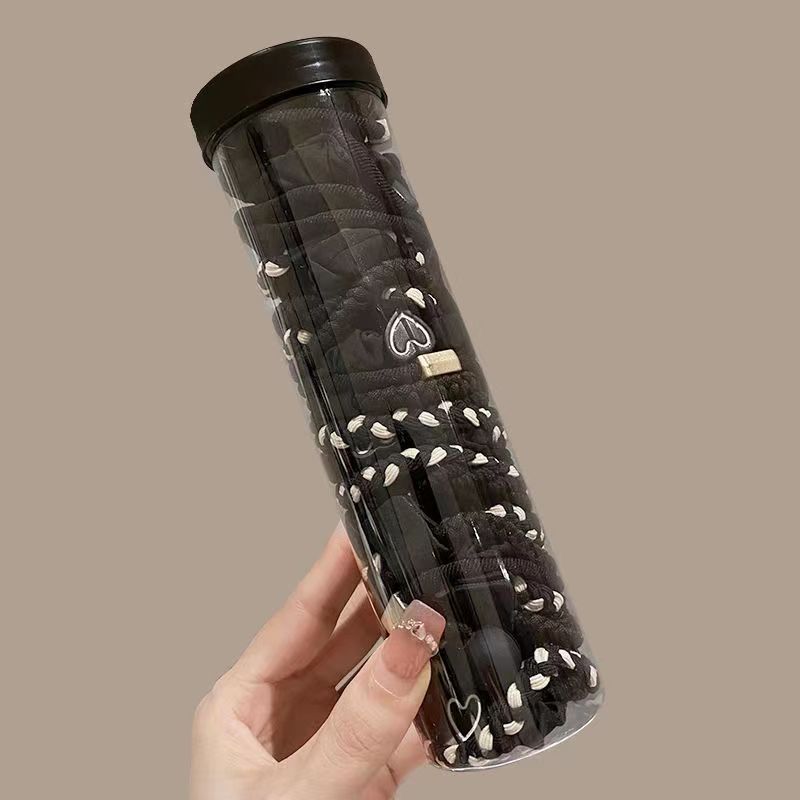 High-elasticity and durable leather band, simple and elegant for women, high ponytail hair tie, high-end look, 2023 new style hair tie pic 7