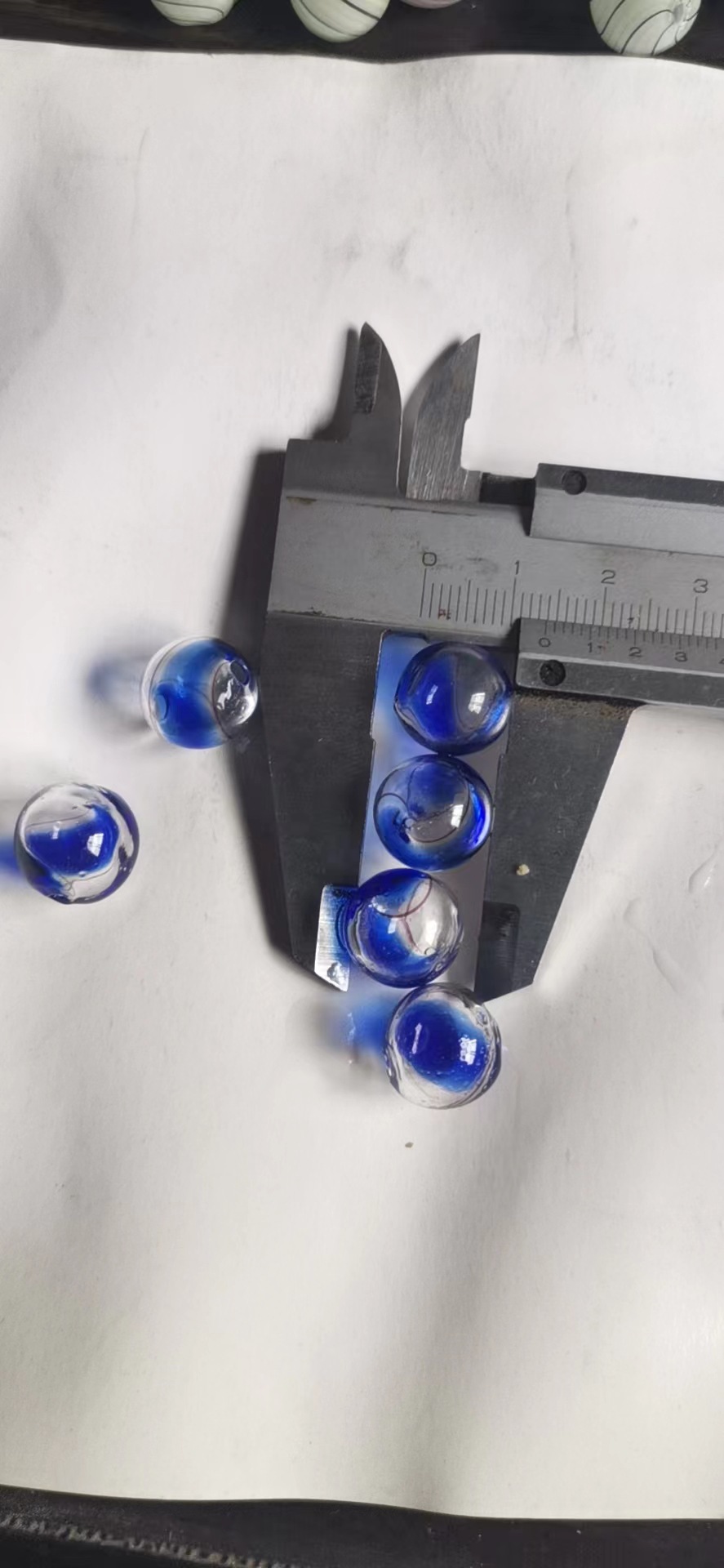 古法琉璃复古彩色空心琉璃珠琉璃泡泡琉璃球DIY仙女耳环手链项链详情10