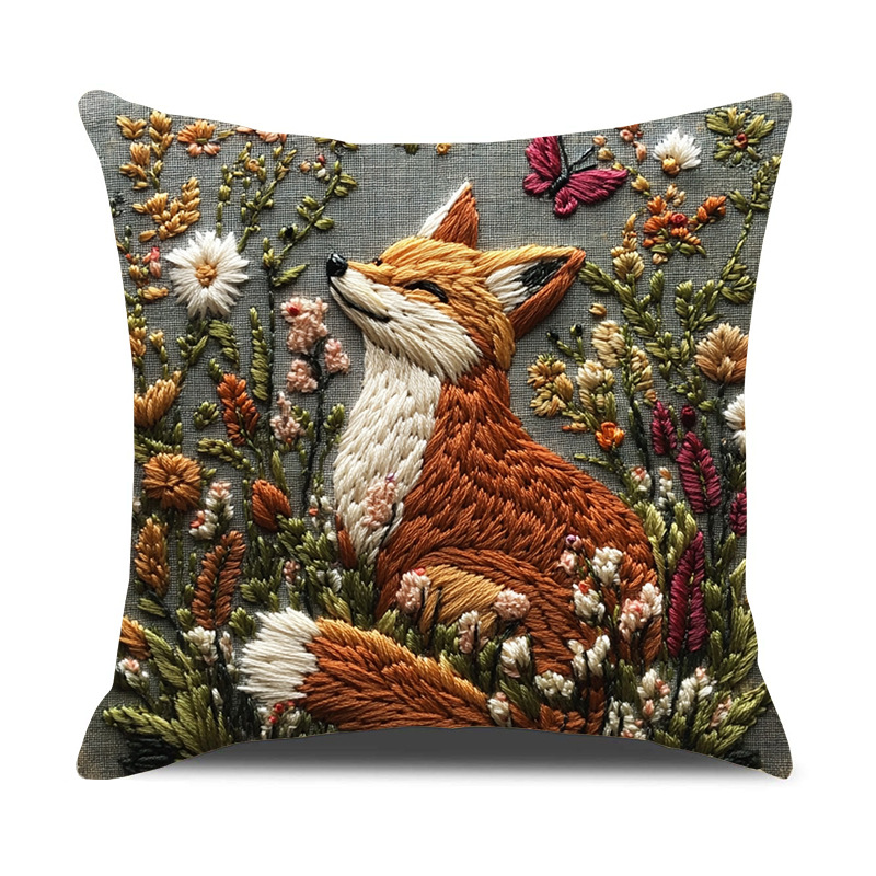 jit复古大象印花抱枕套波西米亚风亚马逊家居客厅沙发靠枕套靠垫详情9