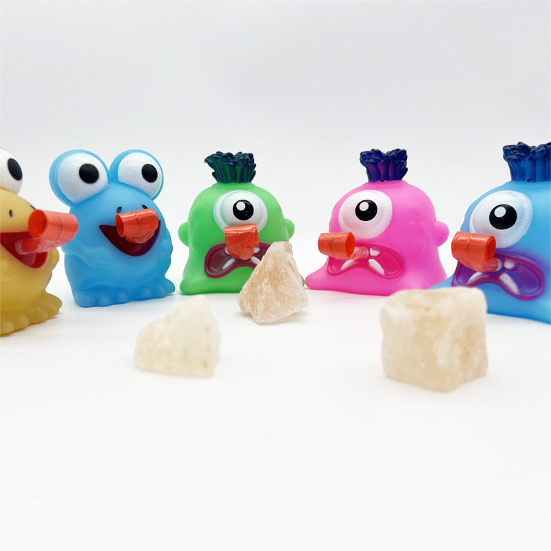 新款发哨声萌宠创意儿童抖音同款青蛙恐龙蛇回弹BB解压玩具吐舌头详情2