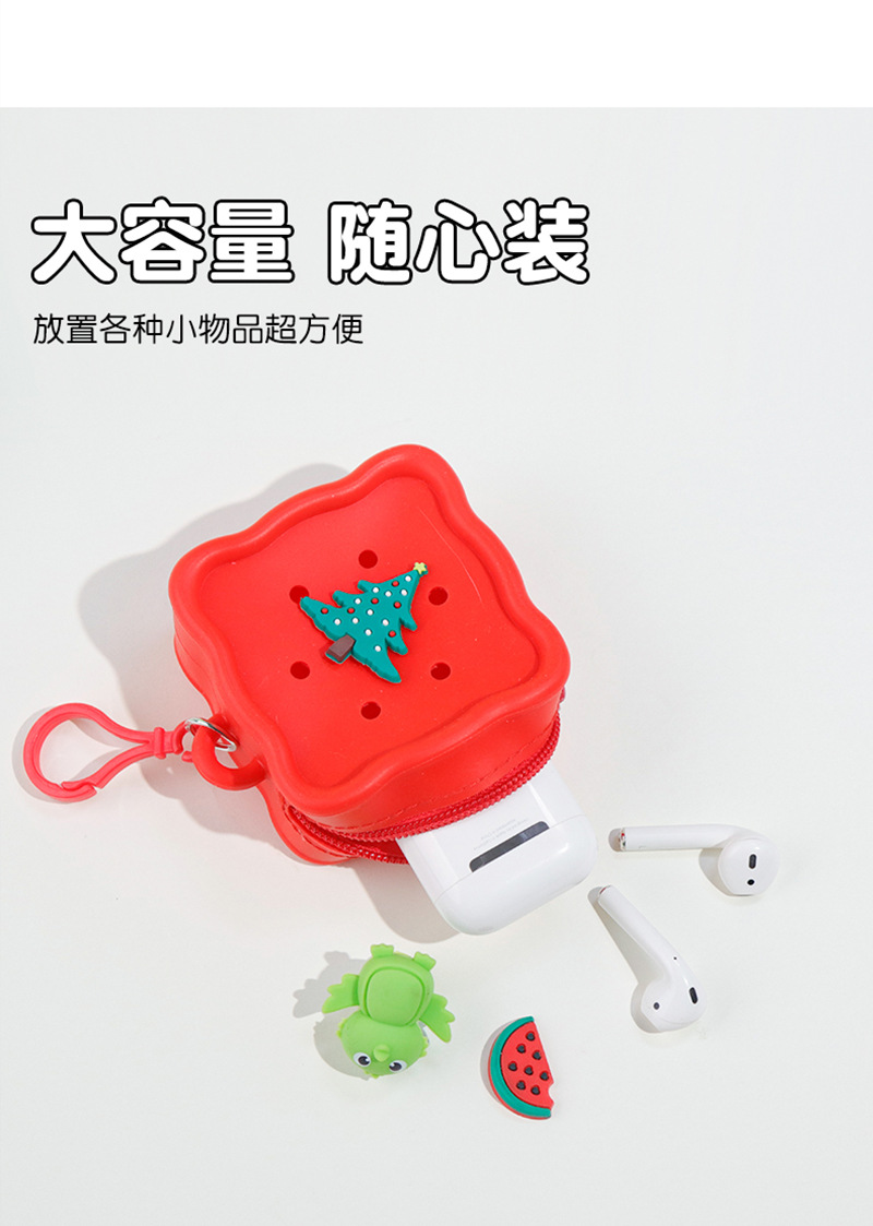 DIY糖果波浪方形硅胶零钱包可爱儿童迷你收纳包科教玩具小方包详情7