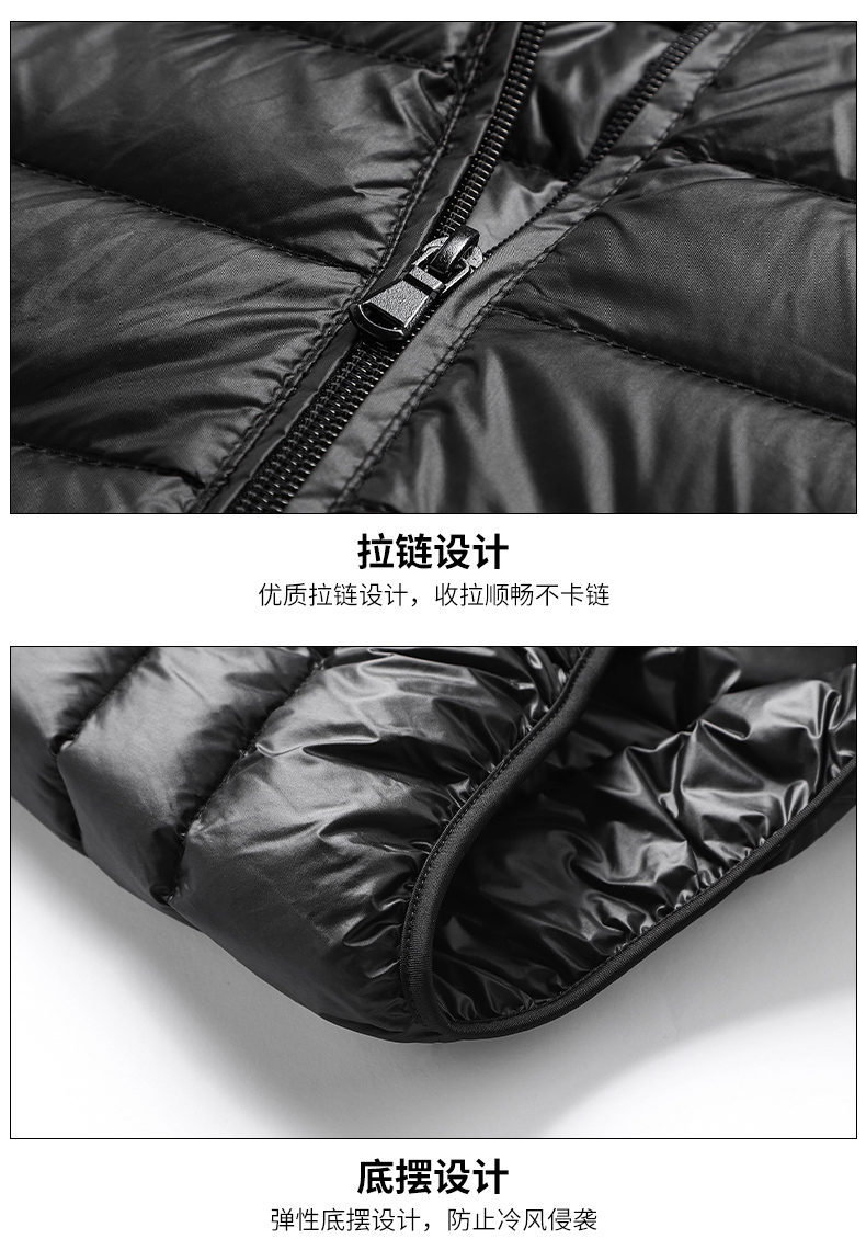 Winter new down cotton jacket men's off-the-shoulder 详情20