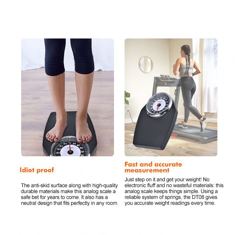 Cross-border exclusive KINLEE home weighing scale 160 kilograms /350 pounds high-precision pointer healthy fat scale pic 8