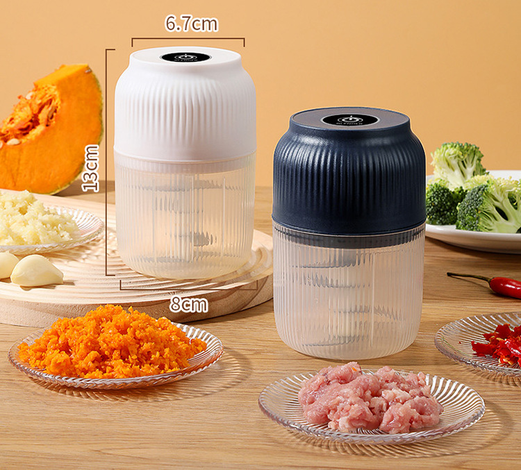 Electric garlic mincing machine with charging function, garlic puree grinder, household garlic mincing wonder, small complementary food processor, garlic purer pic 30