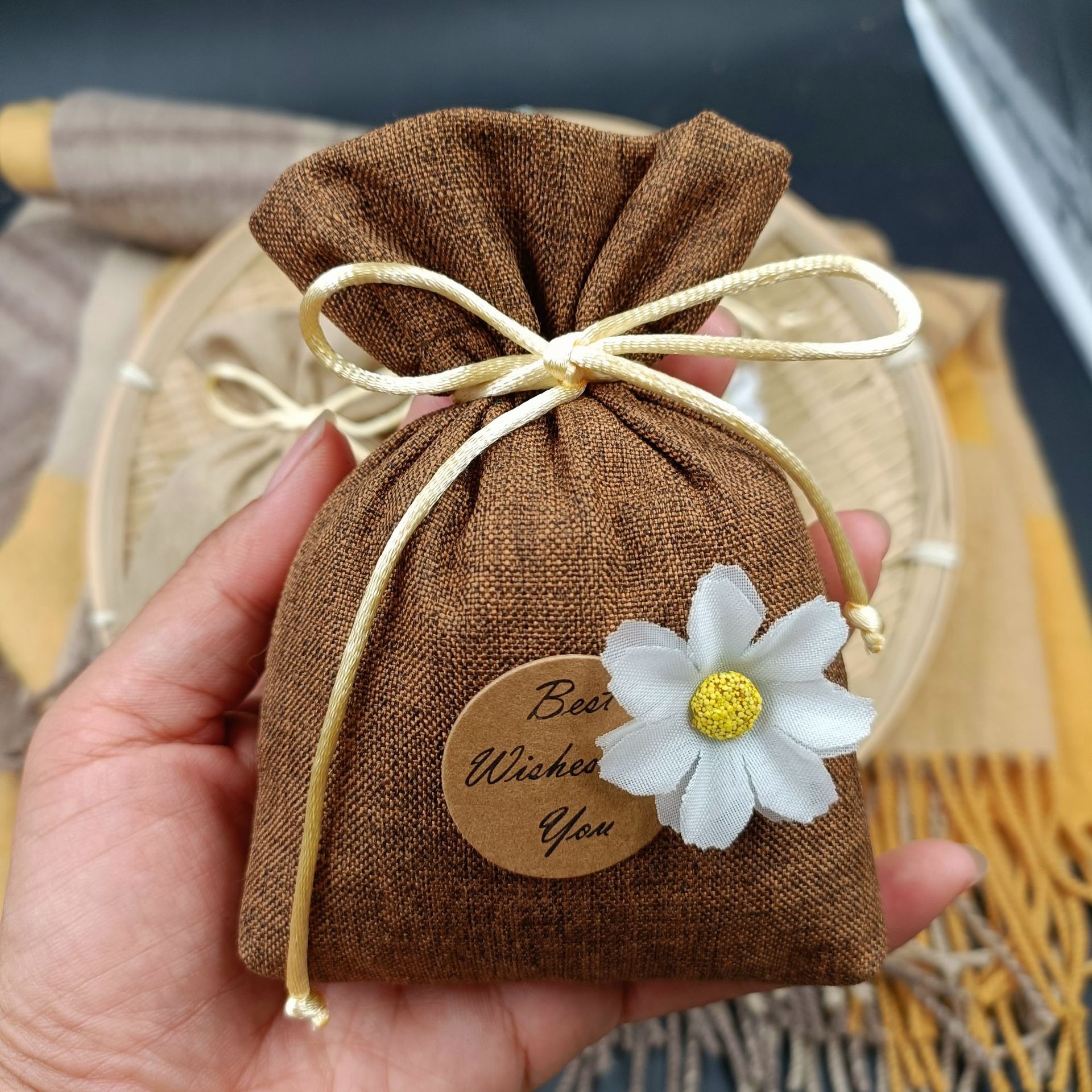 Osmanthus sachets wholesale, wardrobe spices, room sachets, car deodorizing aromatherapy bags, lavender clothes, fresh sachets pic 2