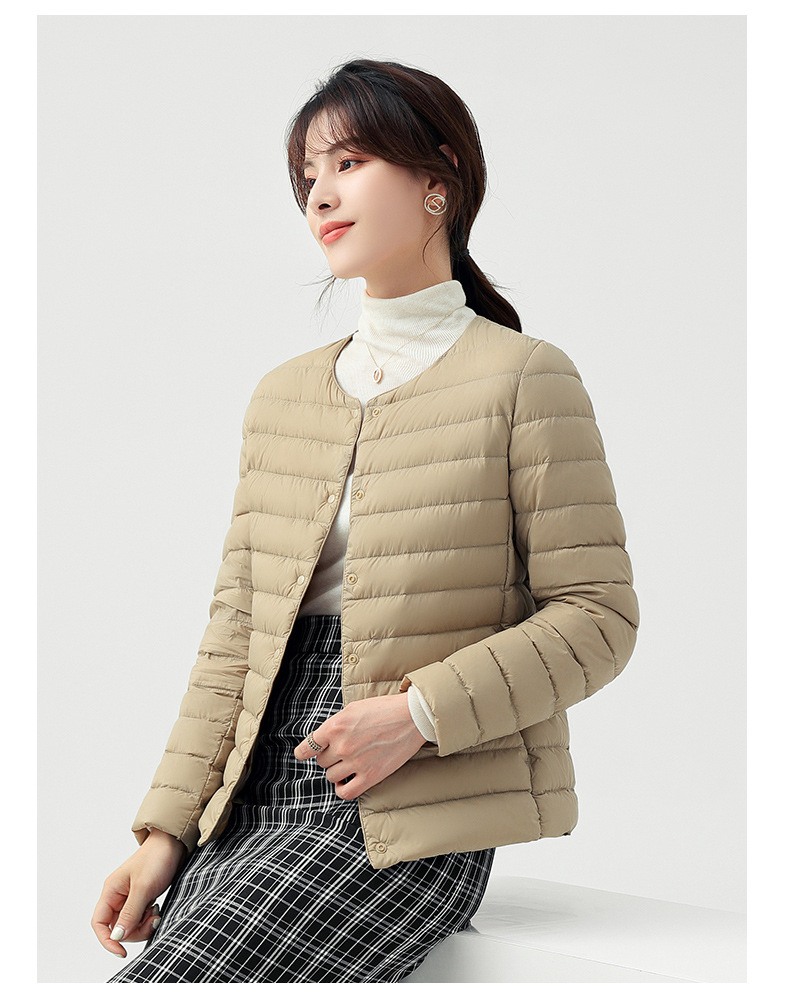 2025跨境新款轻薄羽绒服外套女秋冬羽绒服内胆轻型薄款时尚保暖详情22