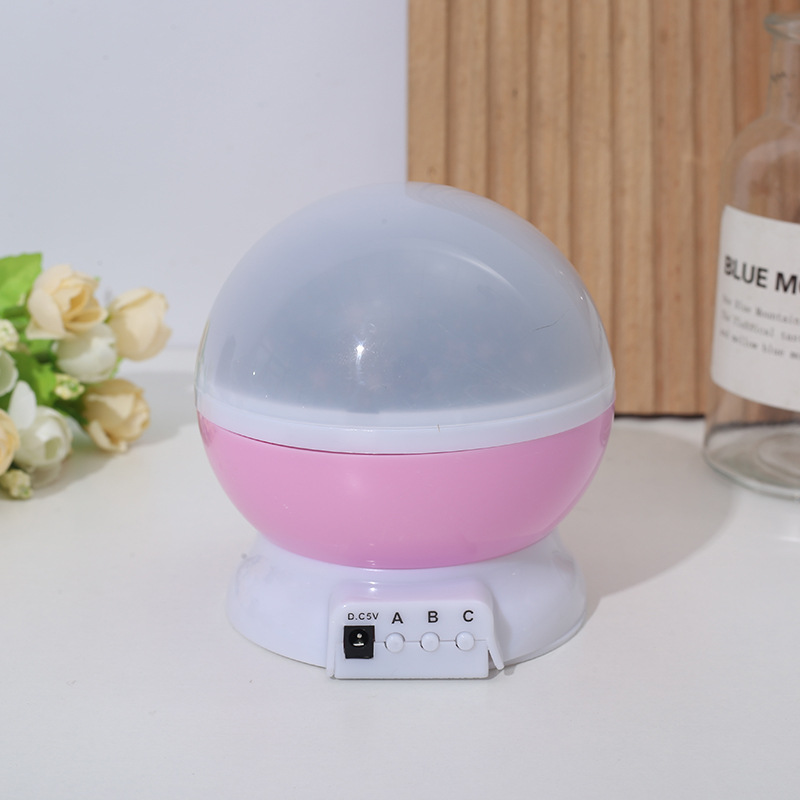 Mini starry sky projection lamp, projector, seven-color rotating night light, starry sky table lamp, foreign trade supply head factory pic 15