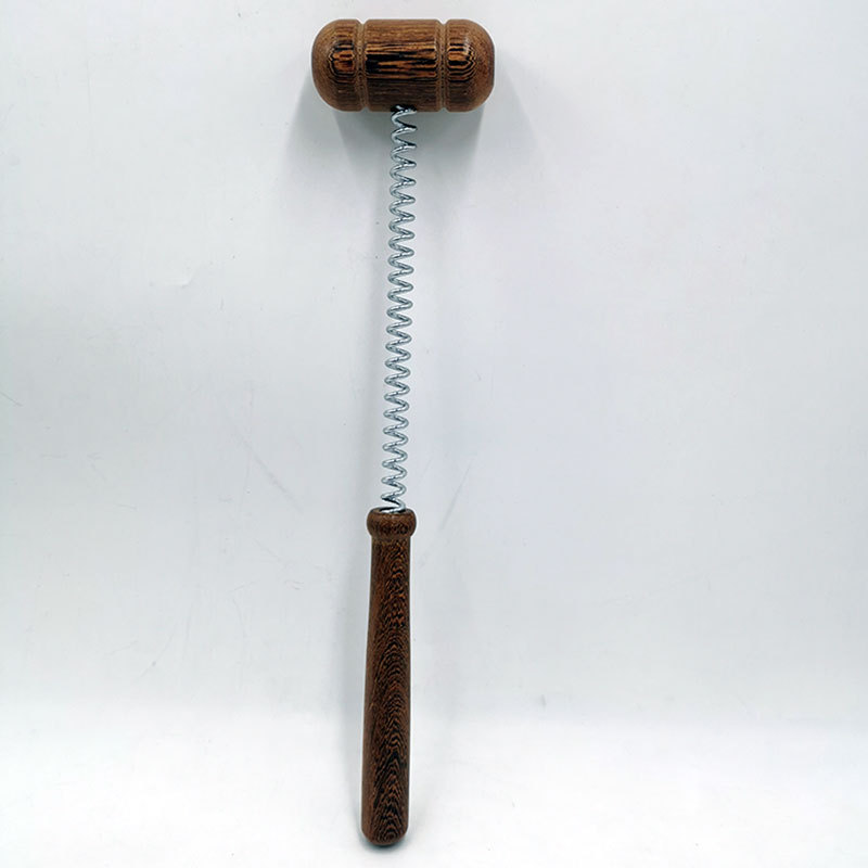 Chicken wing wood back massage device, solid wood dual-purpose fitness hammer, no need to tickle or scratch, wooden craft gift wholesale pic 16