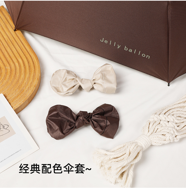 全自动雨伞女晴雨两用加固结实折叠遮阳伞防晒防紫外线黑胶太阳伞详情3