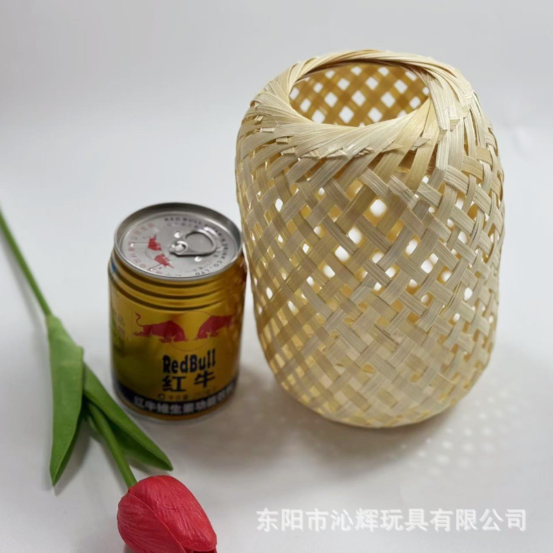 潮汕网红竹编灯笼鸡仔笼5*7长条笼绣球龙舟小船节日灯笼装饰批发详情7