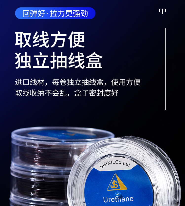 The Korean round ox tendon string bracelet features a loose and tight rope, transparent elastic string, and crystal string with beads, which is strong and wear-resistant pic 11