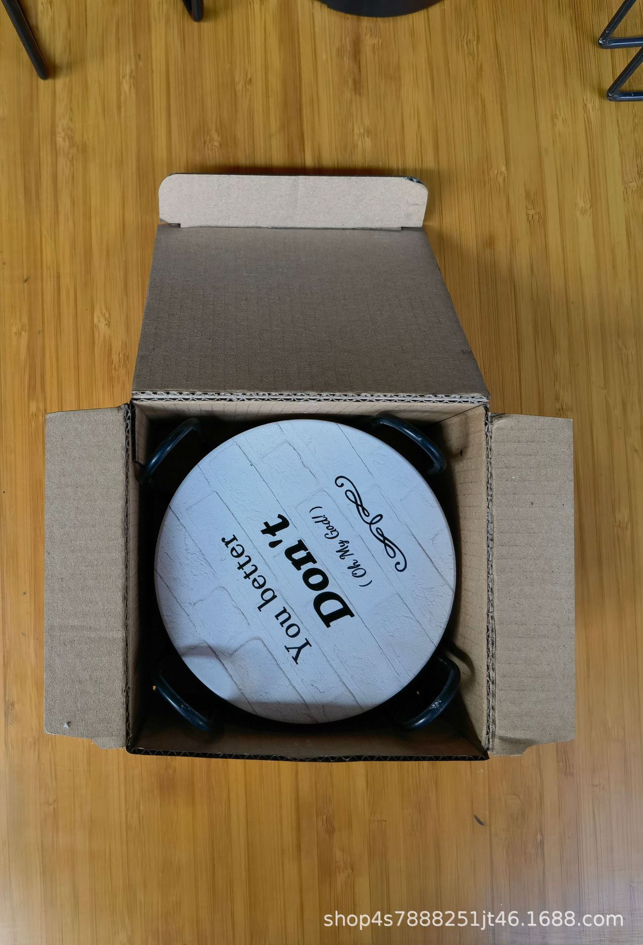 源头工厂陶瓷杯垫圆形方形白坯定制浮雕吸水软木汽车杯垫隔热锅垫详情21