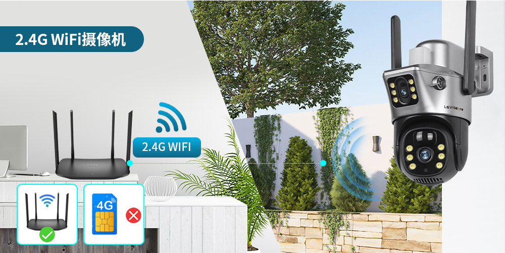 V380 dual-screen solar-powered camera outdoor ball snatching linkage monitoring 360-degree WiFi home monitoring camera pic 12