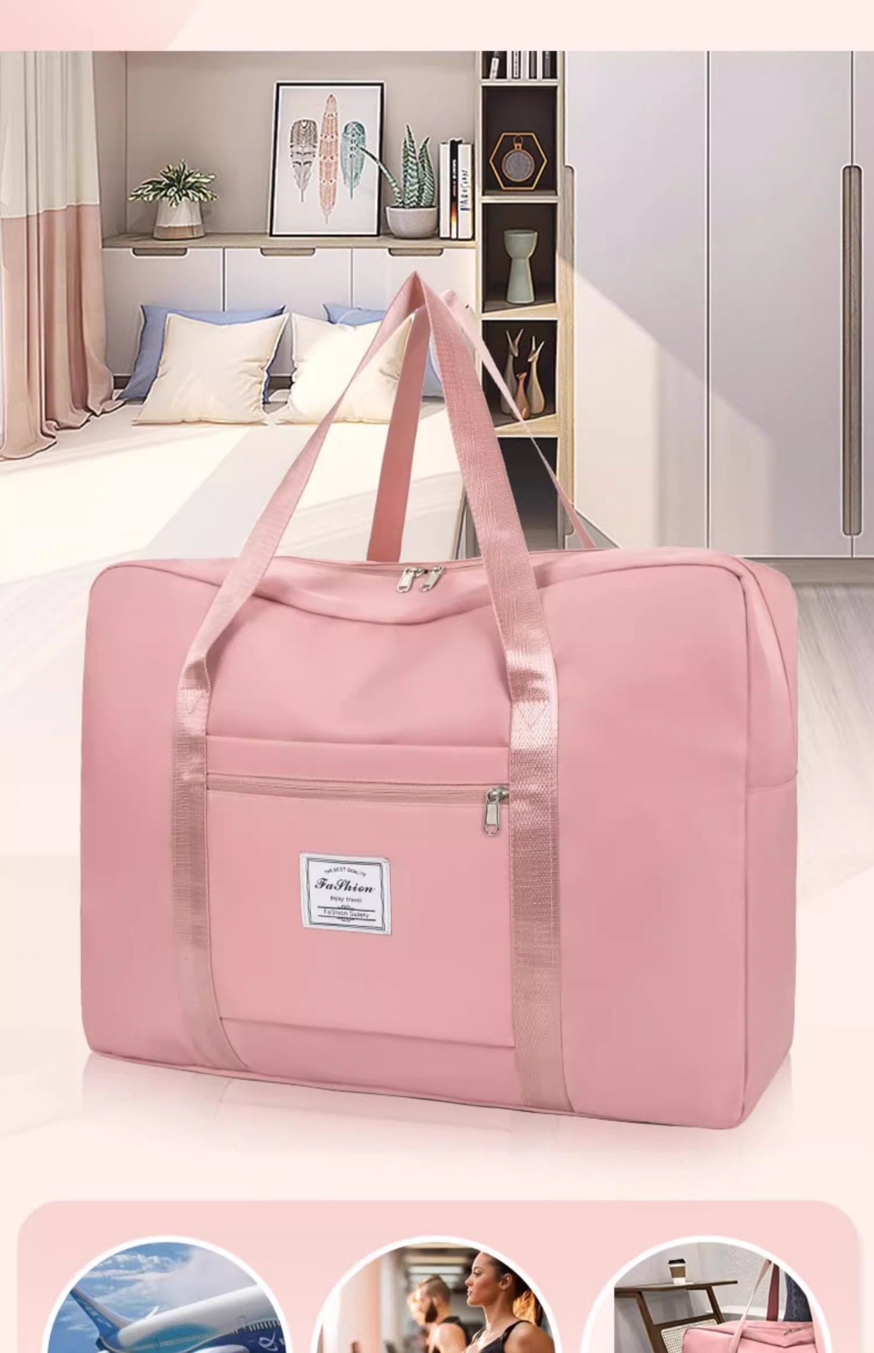 Large-capacity quilt storage bags, moving and traveling hand luggage bags, student boarding clothes sorting bags, storage bags pic 3