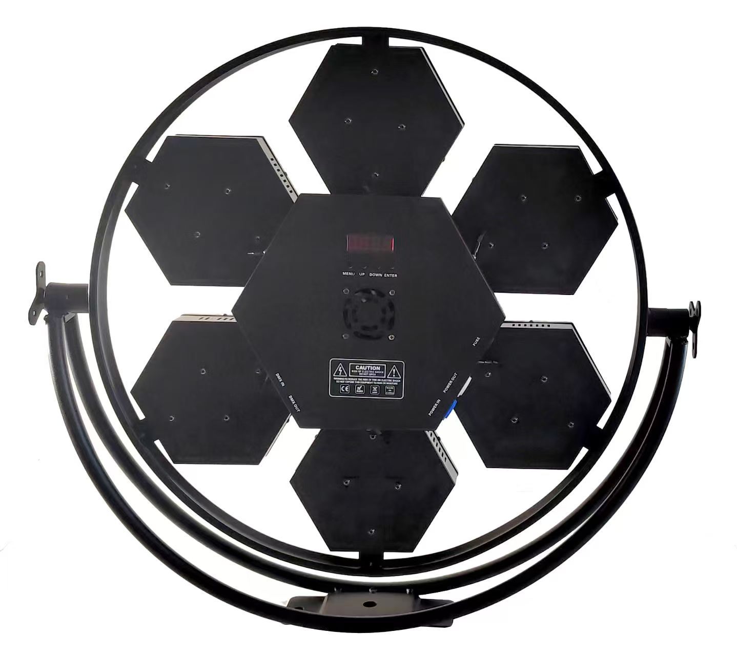 Cross-border best-selling 7 retro LED stage lights, ktv, bar, DJ atmosphere creation flashlights, background lights, laser lights, stage lights, live streaming room background effect pictures pic 5