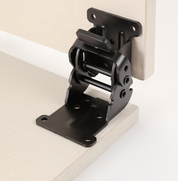 Cross-border 90-degree self-locking damping hinge table connection foot hinge table and chair coffee table extension invisible folding door hinge pic 7