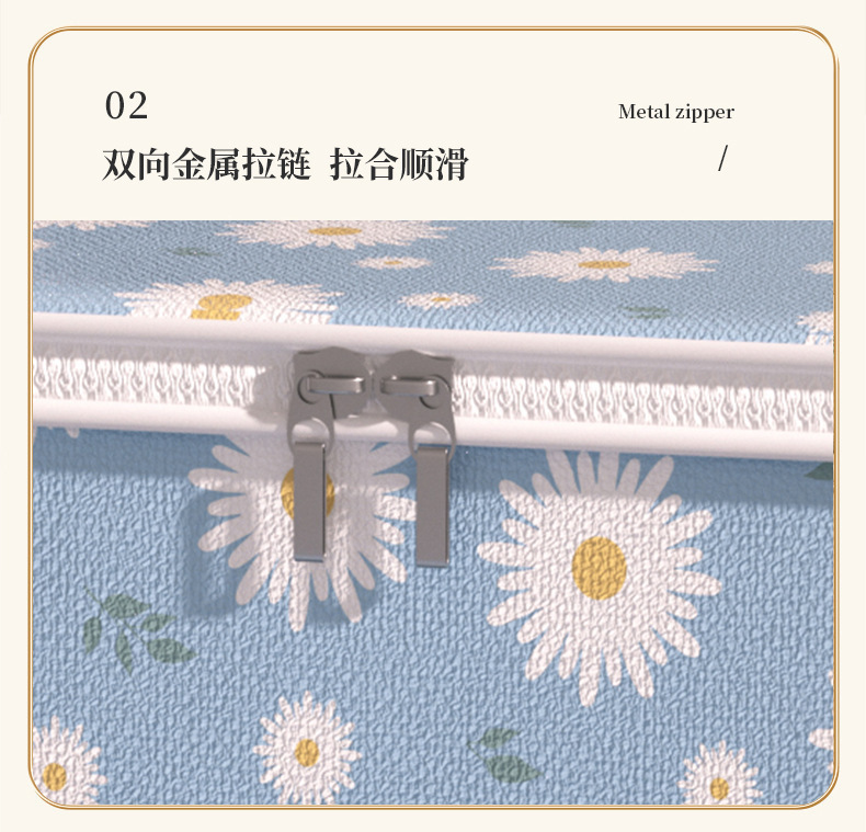 Home bedroom wardrobe, organizing box, clothes, quilts, large-capacity foldable storage bag, storage box, batch pic 8